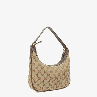 Gucci Charmy Hobo-Tasche aus beigem GG Canvas