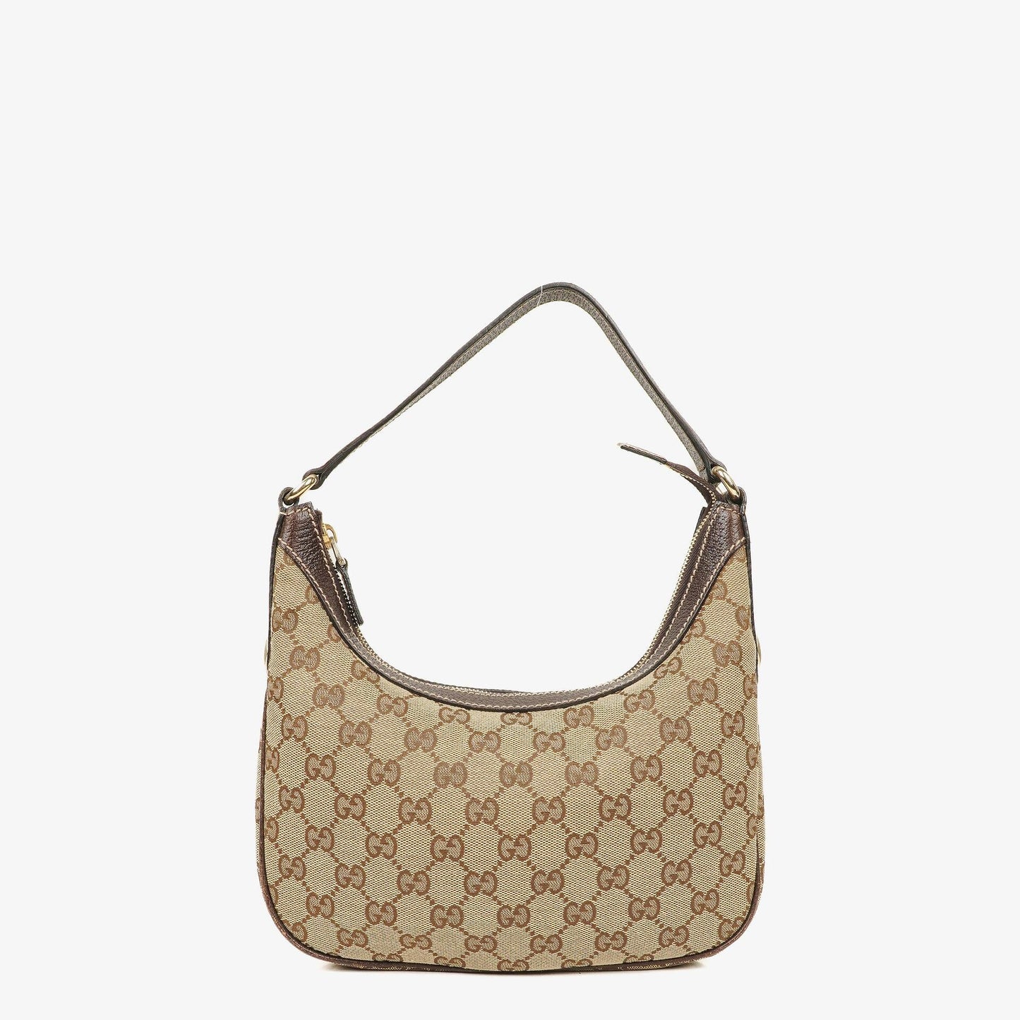 Gucci Charmy Hobo-Tasche aus beigem GG Canvas