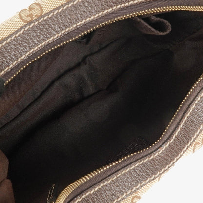 Gucci Charmy Hobo-Tasche aus beigem GG Canvas