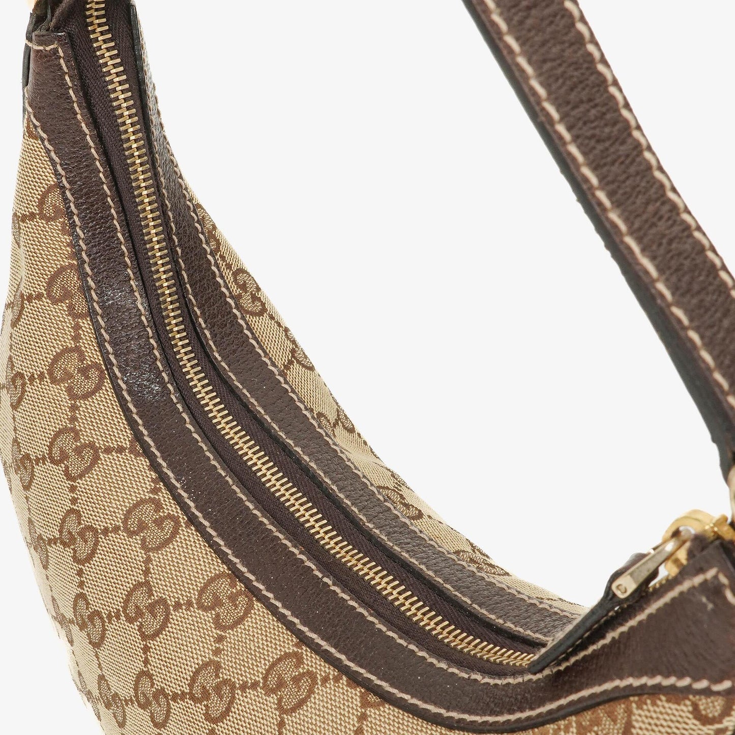 Gucci Charmy Hobo-Tasche aus beigem GG Canvas