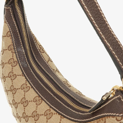 Gucci Charmy Hobo-Tasche aus beigem GG Canvas
