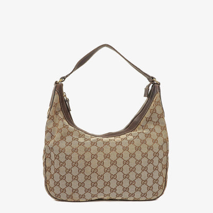 Gucci Charmy Hobo-Tasche aus beigem GG Canvas