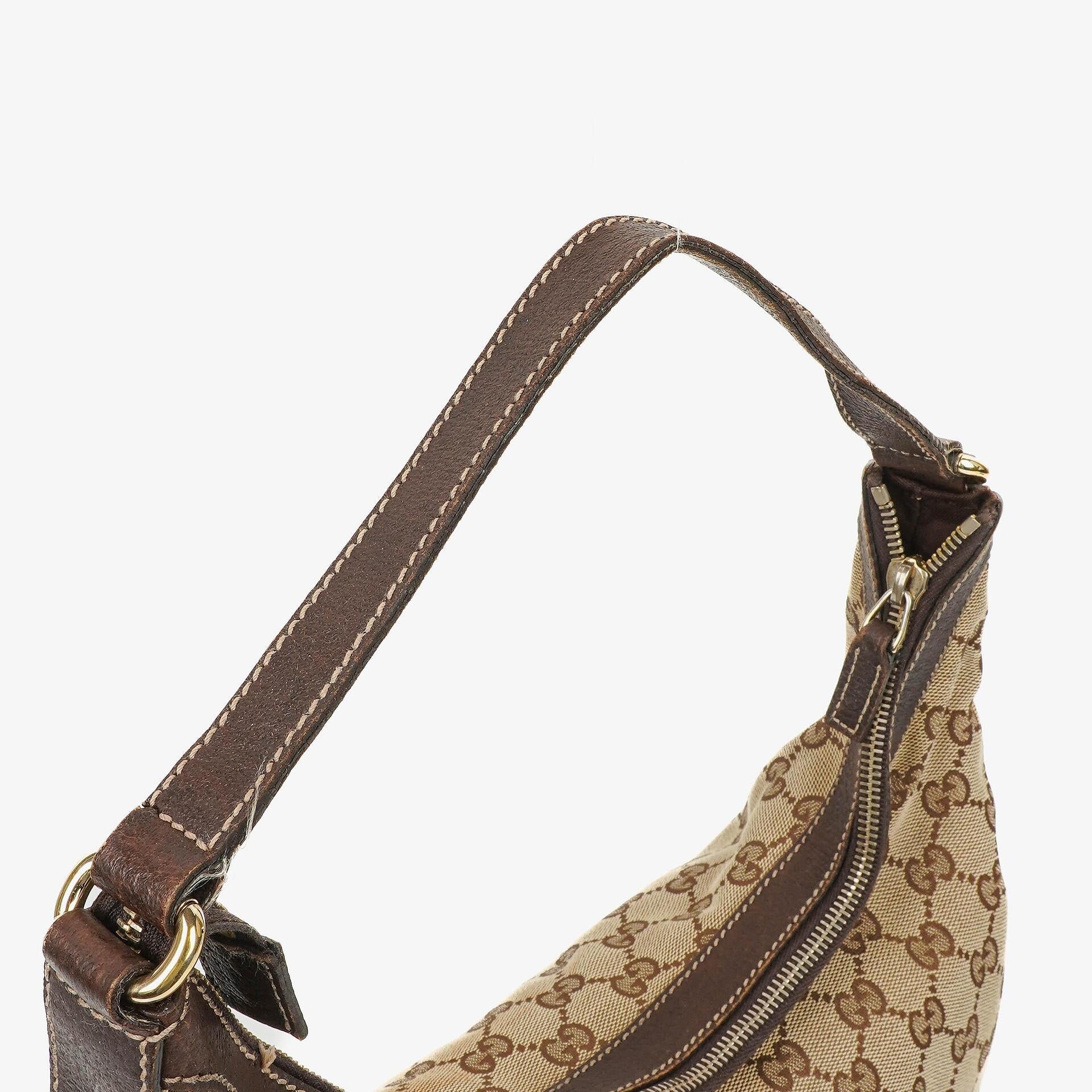 Gucci Charmy Hobo-Tasche aus beigem GG Canvas