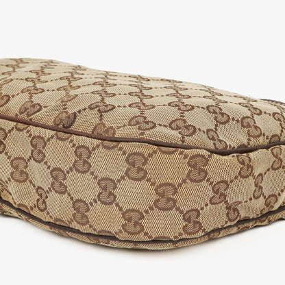 Gucci Charmy Hobo-Tasche aus beigem GG Canvas