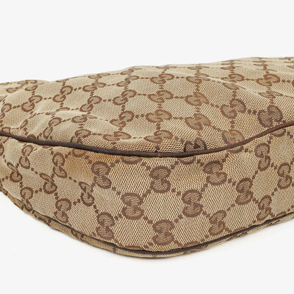 Gucci Charmy Hobo-Tasche aus beigem GG Canvas