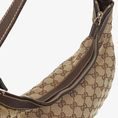 Gucci Charmy Hobo-Tasche aus beigem GG Canvas