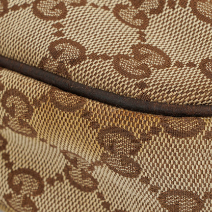 Gucci Charmy Hobo-Tasche aus beigem GG Canvas