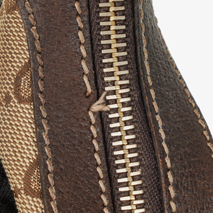 Gucci Charmy Hobo-Tasche aus beigem GG Canvas