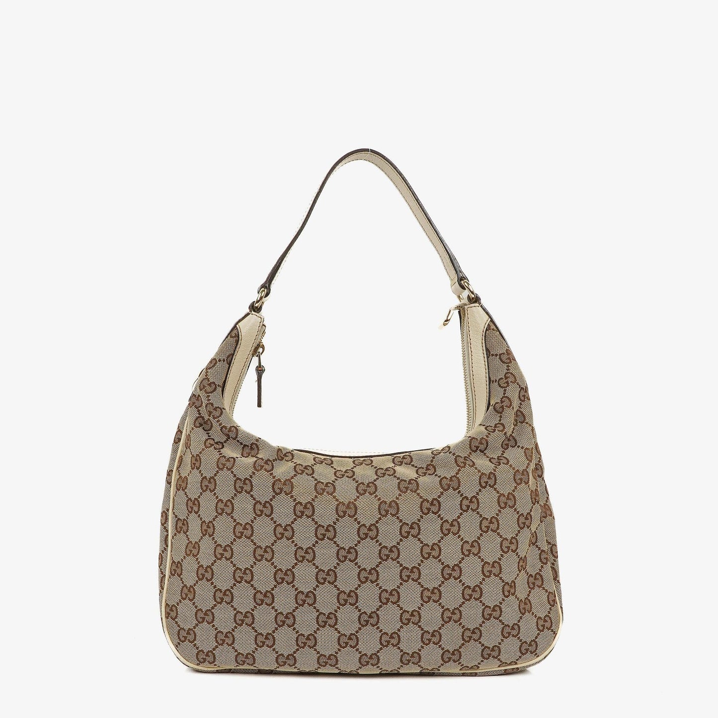 Gucci Charmy Beige GG Canvas Hobo-Tasche