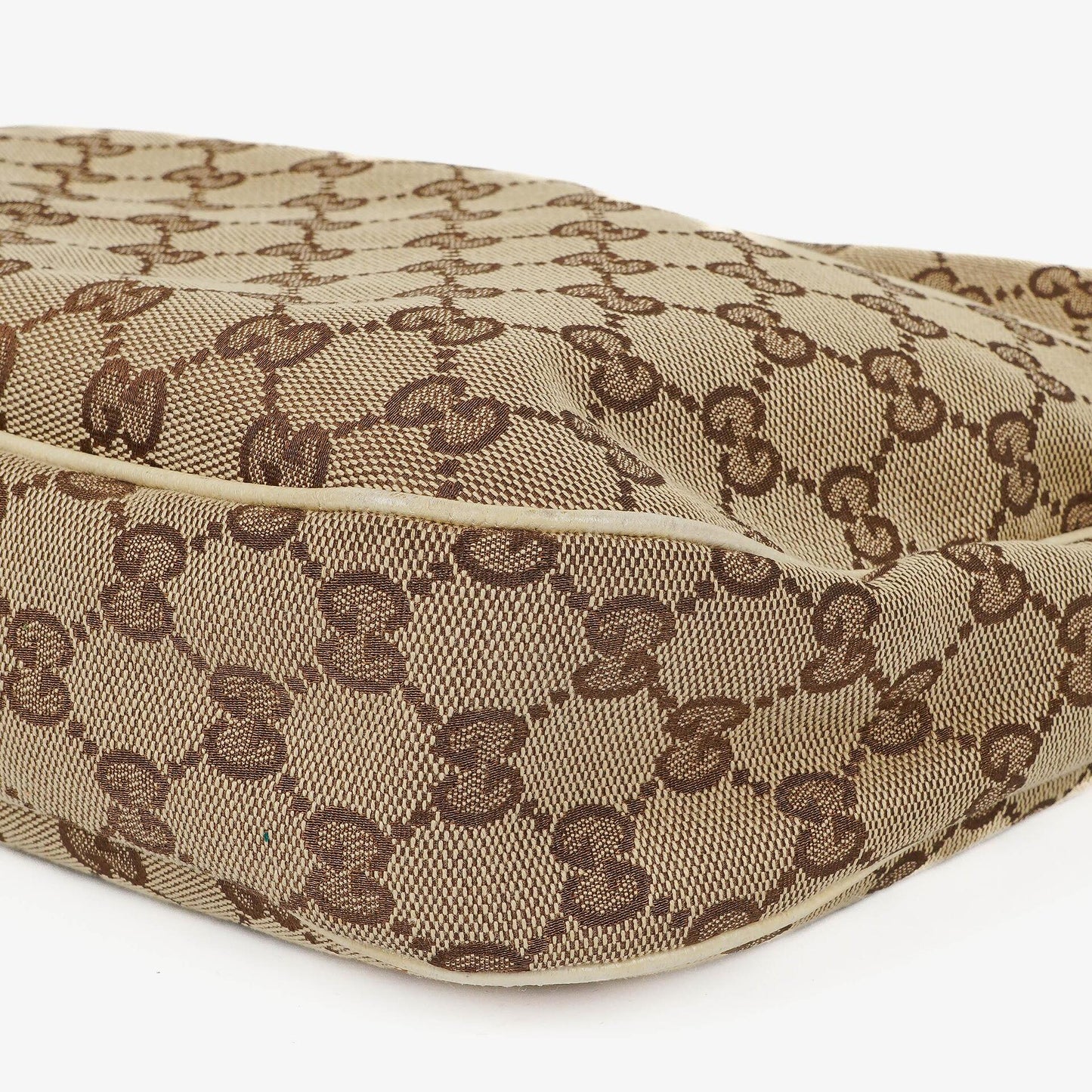Gucci Charmy Beige GG Canvas Hobo-Tasche