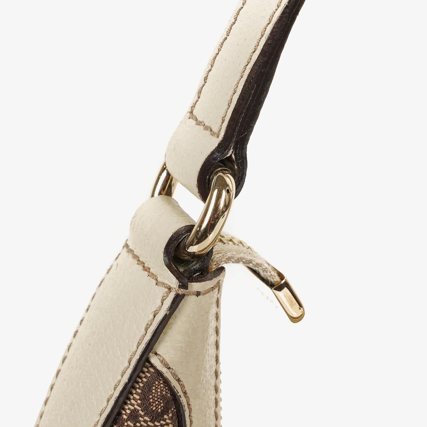 Gucci Charmy Beige GG Canvas Hobo-Tasche
