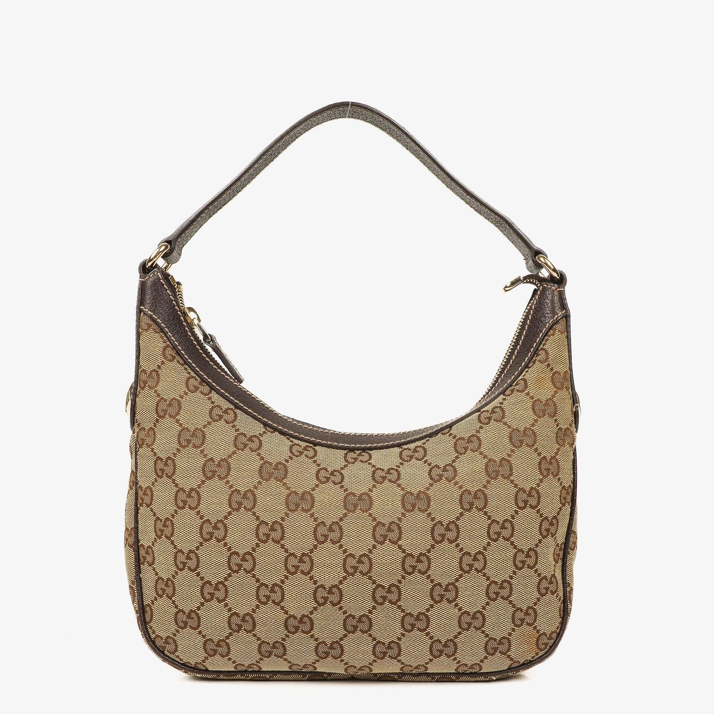 Gucci Charmy Hobo-Tasche aus beigem GG Canvas