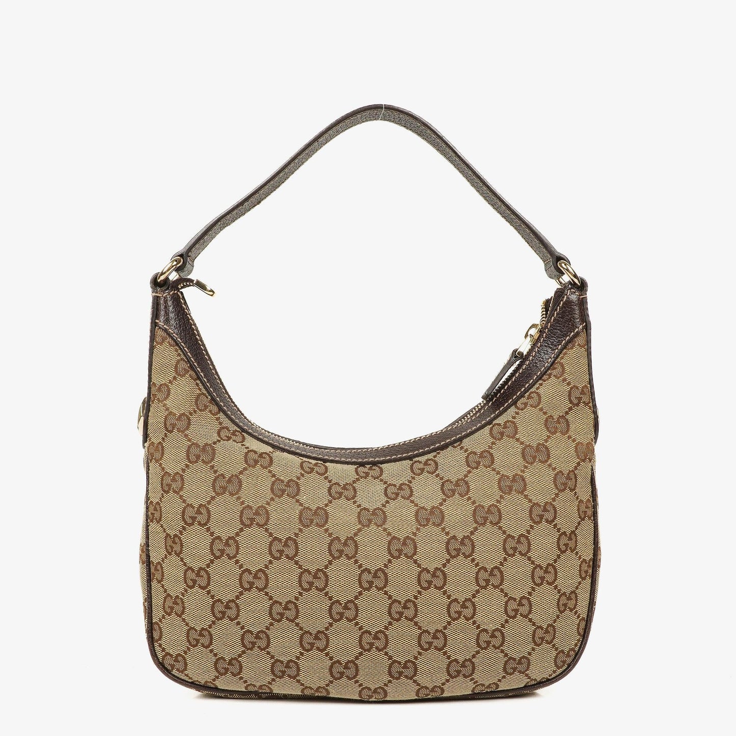 Gucci Charmy Hobo-Tasche aus beigem GG Canvas