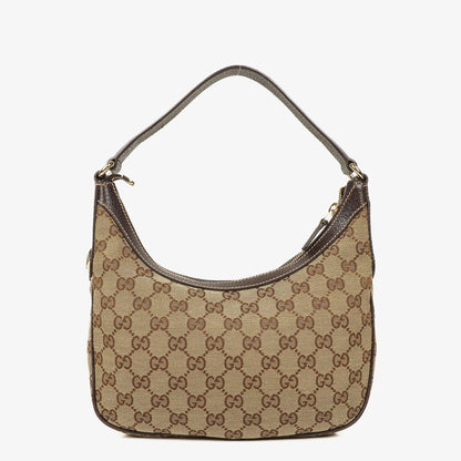 Gucci Charmy Hobo-Tasche aus beigem GG Canvas