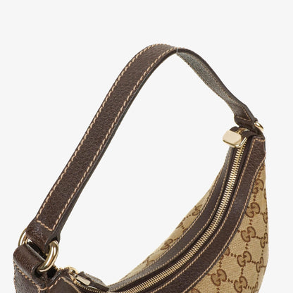 Gucci Charmy Hobo-Tasche aus beigem GG Canvas