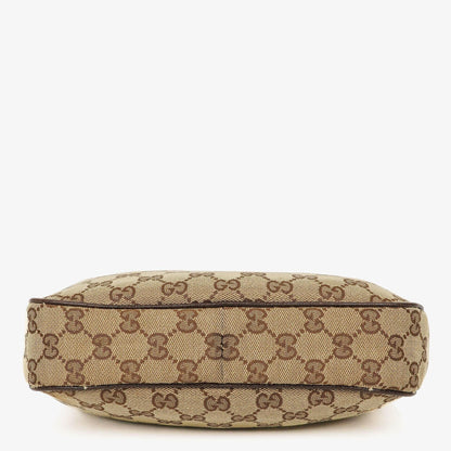 Gucci Charmy Hobo-Tasche aus beigem GG Canvas