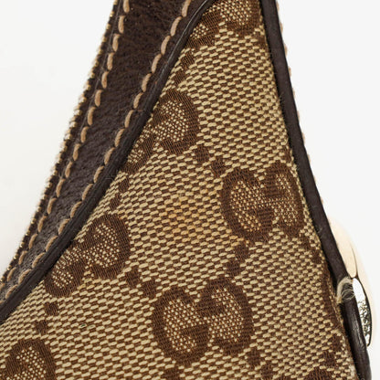 Gucci Charmy Hobo-Tasche aus beigem GG Canvas