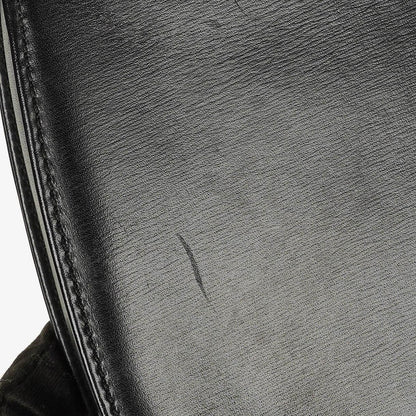 Gucci Convertible Bamboo Tasche mit Obergriff aus schwarzem Leder