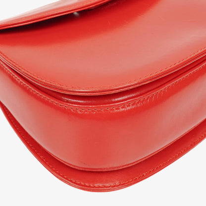 Gucci Convertible Bamboo Top Handle Tasche aus rotem Leder