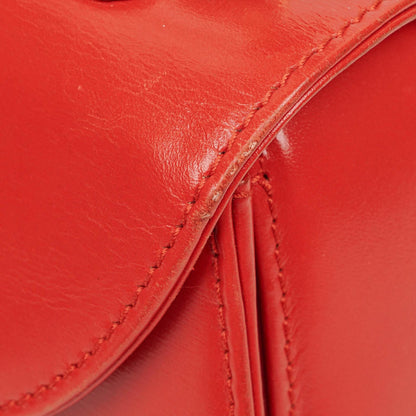 Gucci Convertible Bamboo Top Handle Tasche aus rotem Leder