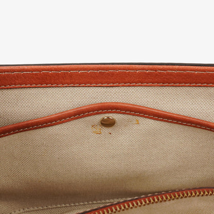 Gucci Medium New Convertible Bamboo Top Handle Tasche aus genarbtem Kalbsleder in Koralle