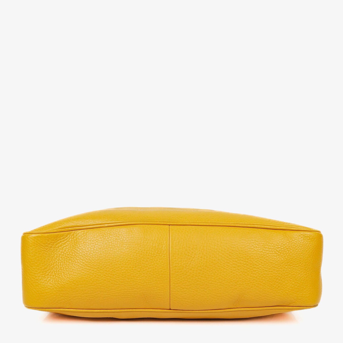 Gucci Diana Schultertasche in Gelb aus genarbtem Leder mit Bambusgriff
