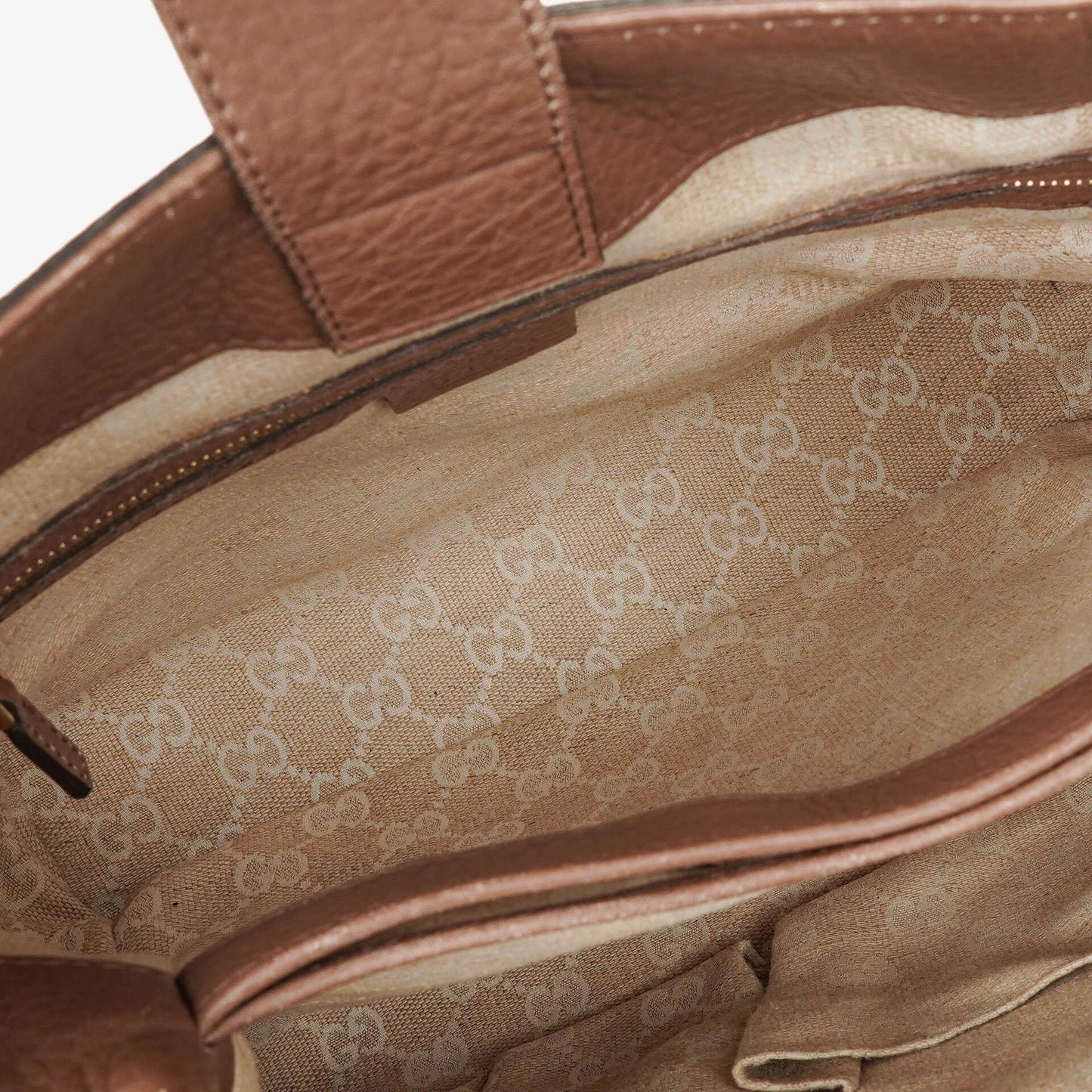 Gucci Diana Tote aus schwarzem genarbtem Leder mit Bambus-Tragegriff
