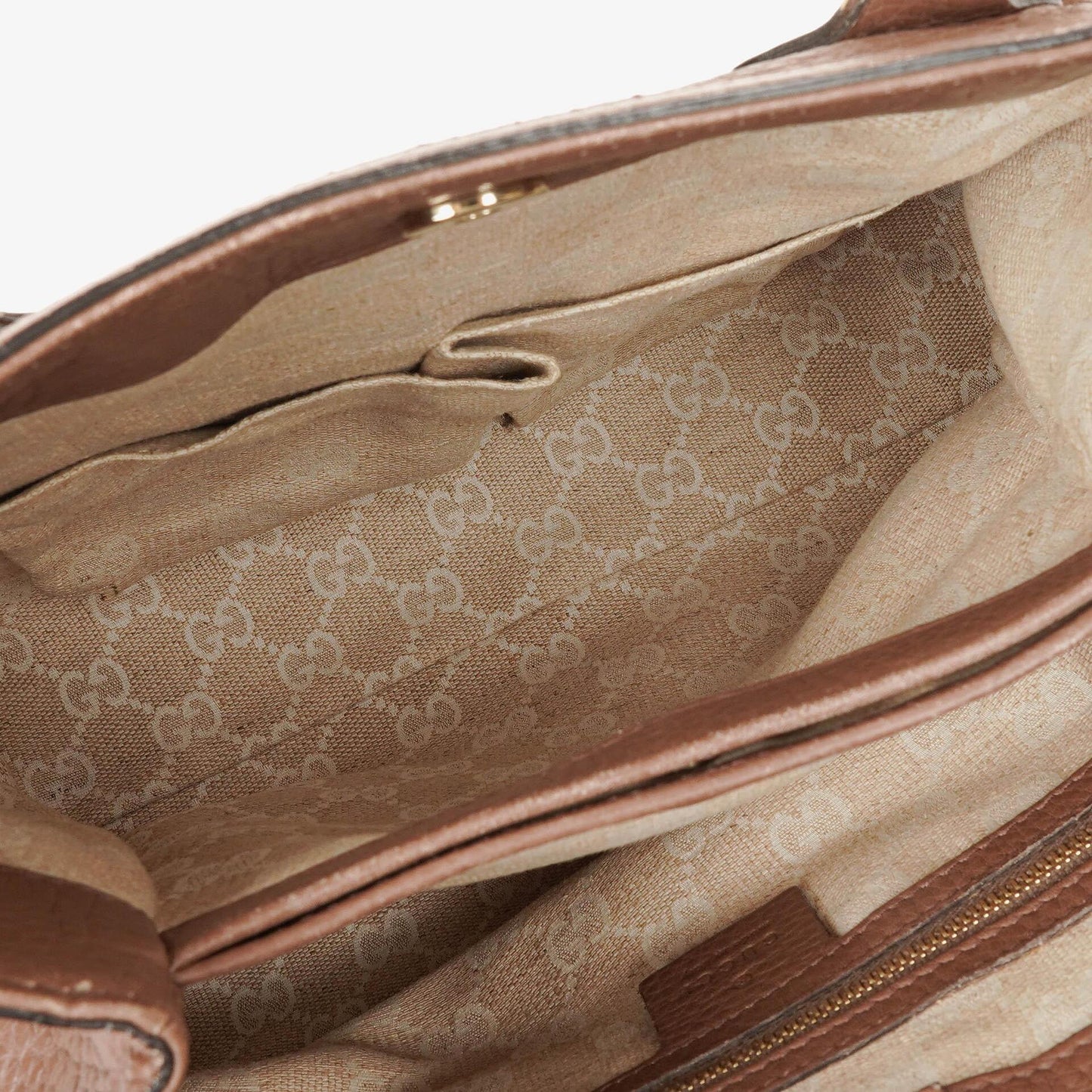 Gucci Diana Tote aus schwarzem genarbtem Leder mit Bambus-Tragegriff
