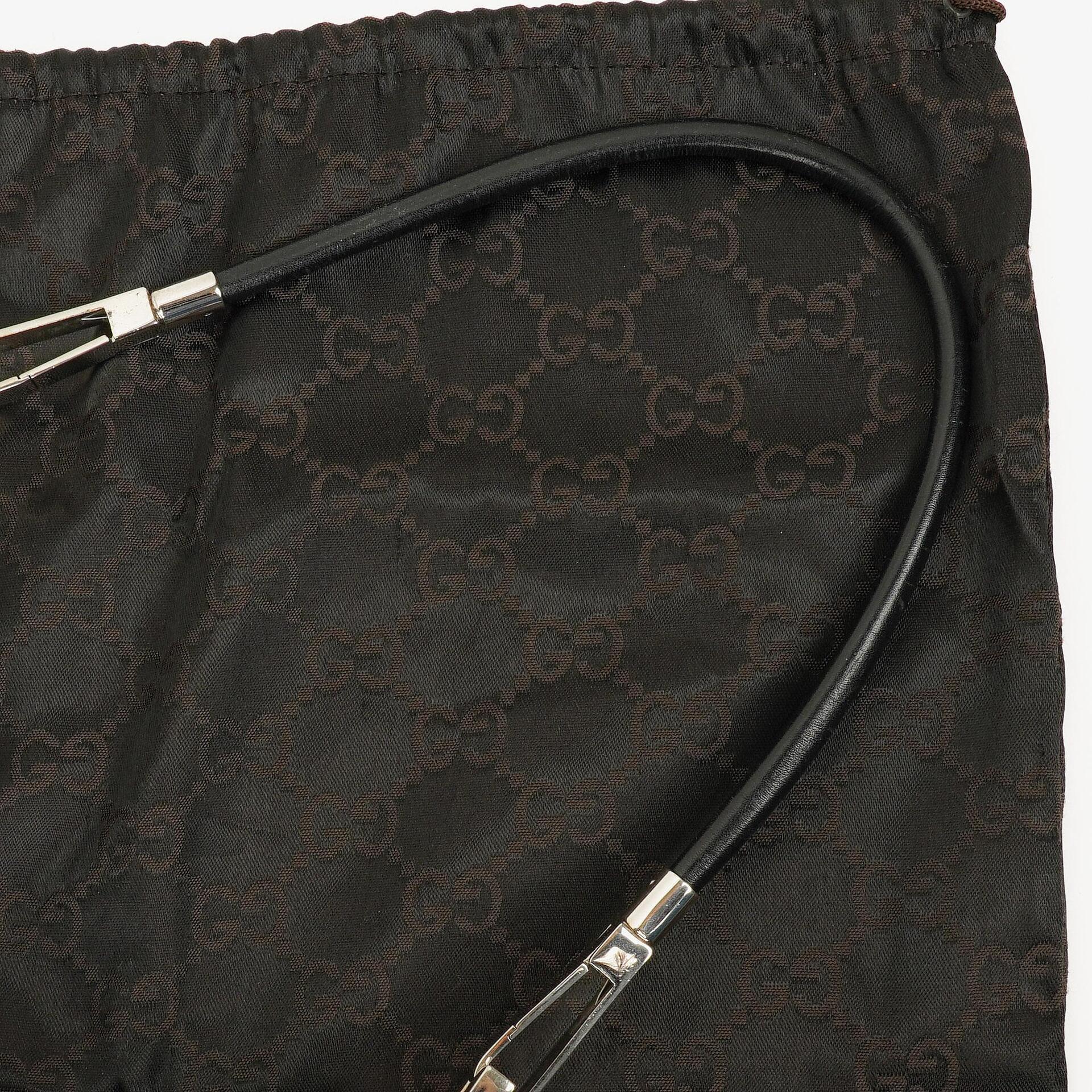 Gucci GG Schulter-Hobo aus zweifarbigem Gewebe