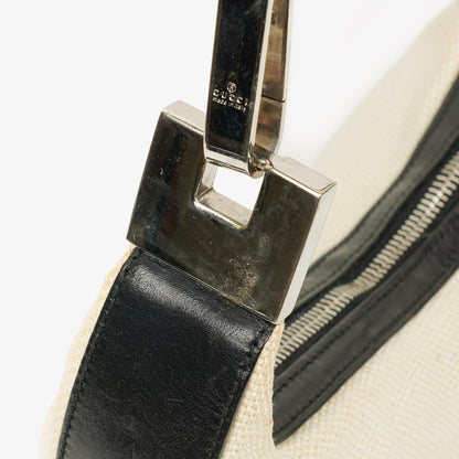 Gucci GG Schulter-Hobo aus zweifarbigem Gewebe