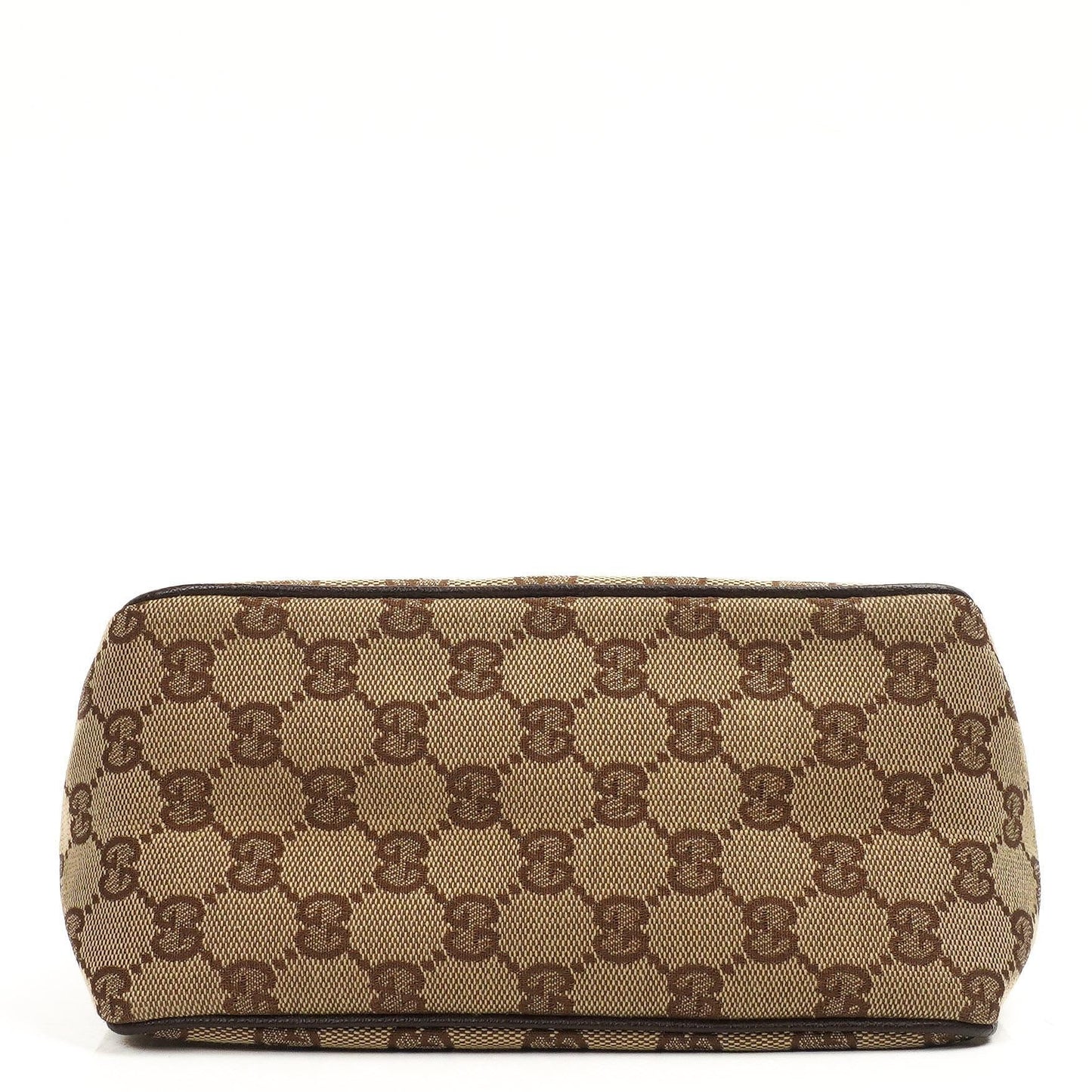 Gucci GG Braunes Monogram Kleine Schultertasche
