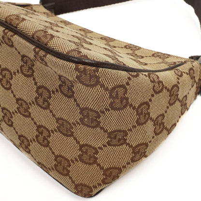 Gucci GG Braunes Monogram Kleine Schultertasche