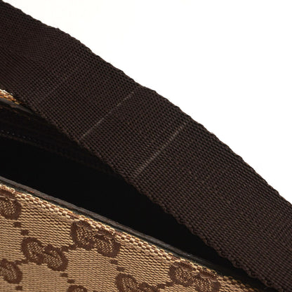 Gucci GG Braunes Monogram Kleine Schultertasche