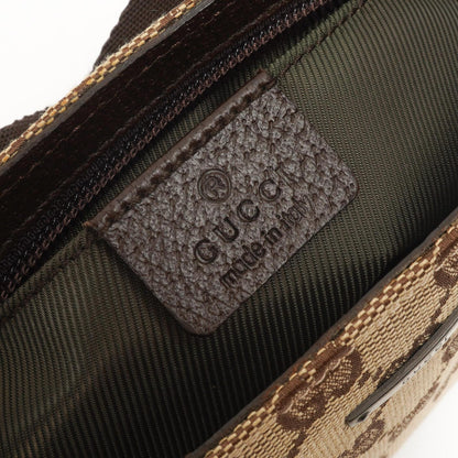 Gucci GG Braunes Monogram Kleine Schultertasche