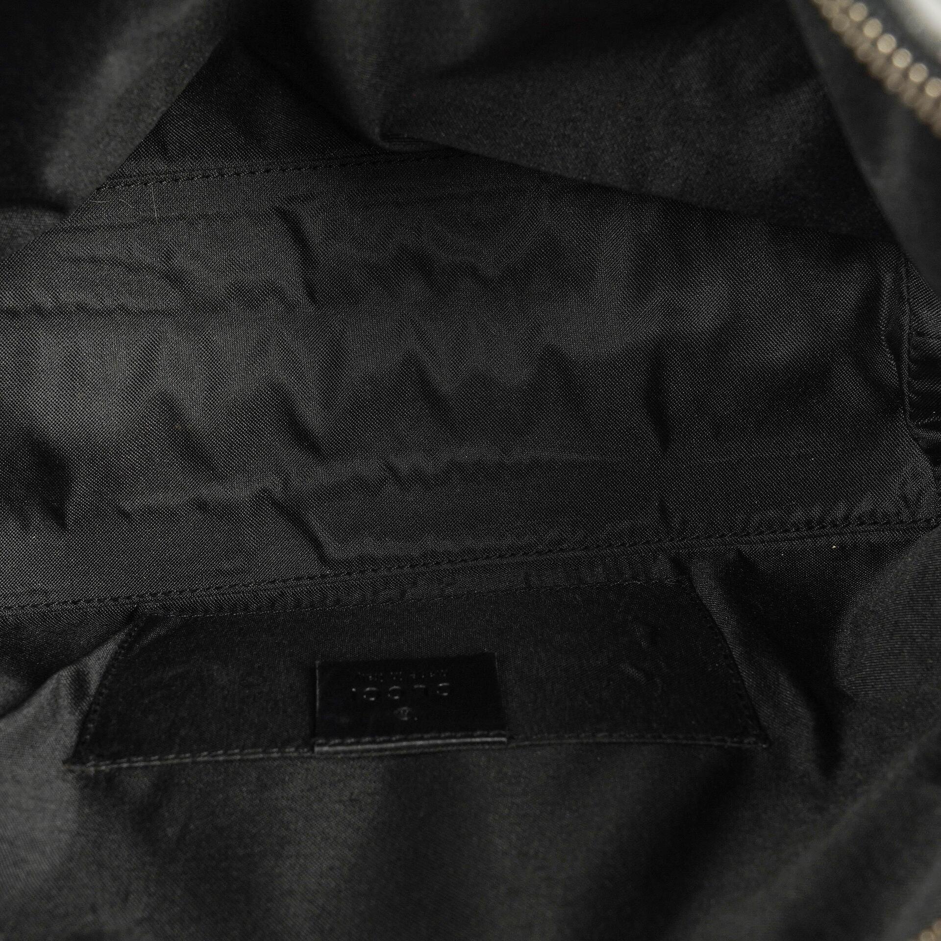 Gucci Schulter-Hobo-Tasche aus GG Canvas und Leder