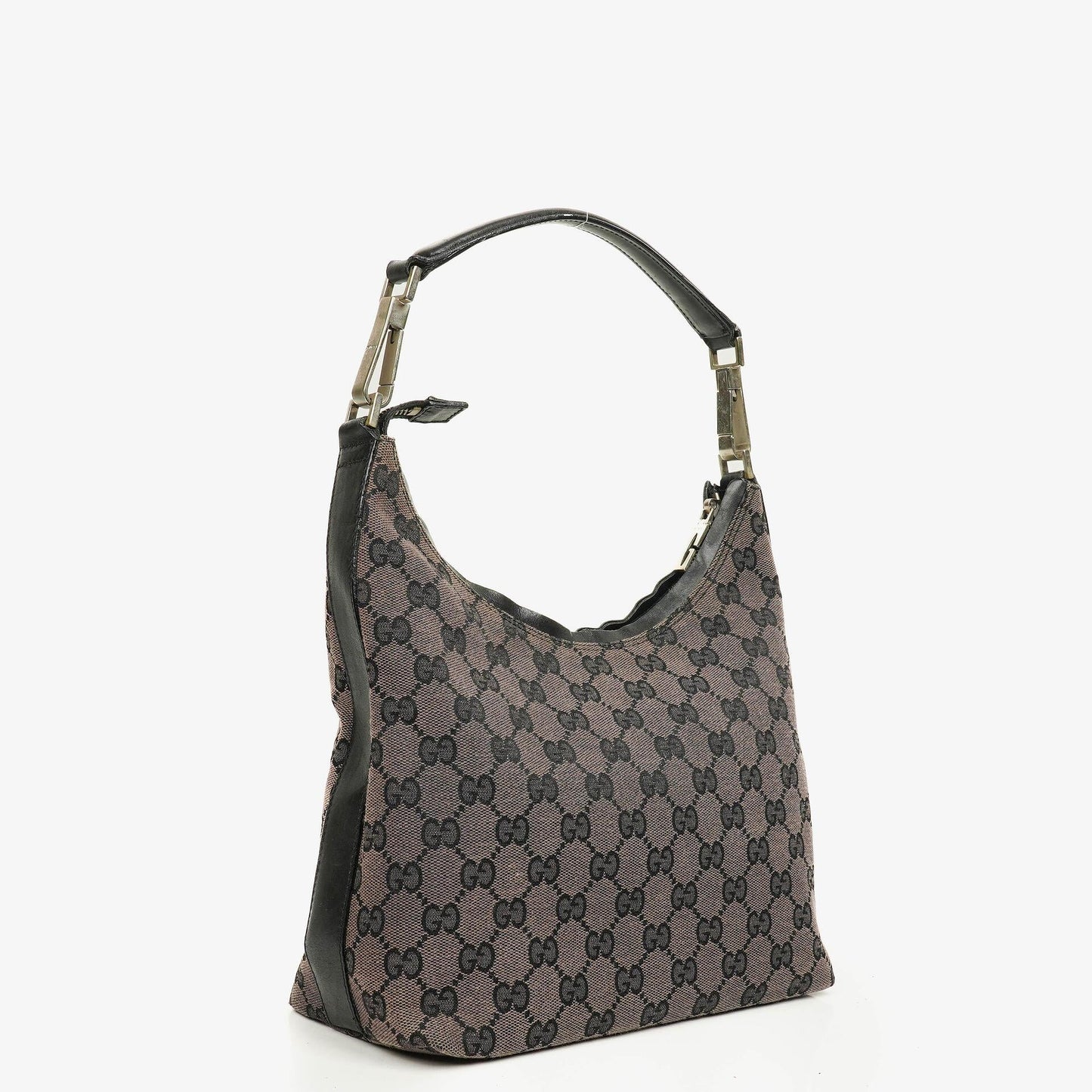 Gucci Schulter-Hobo-Tasche aus GG Canvas und Leder
