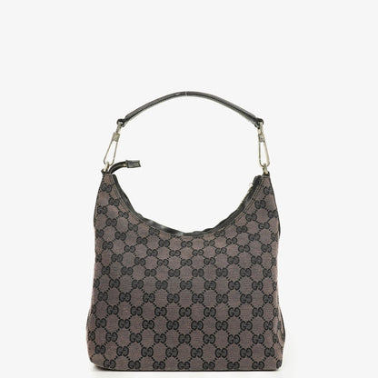 Gucci Schulter-Hobo-Tasche aus GG Canvas und Leder