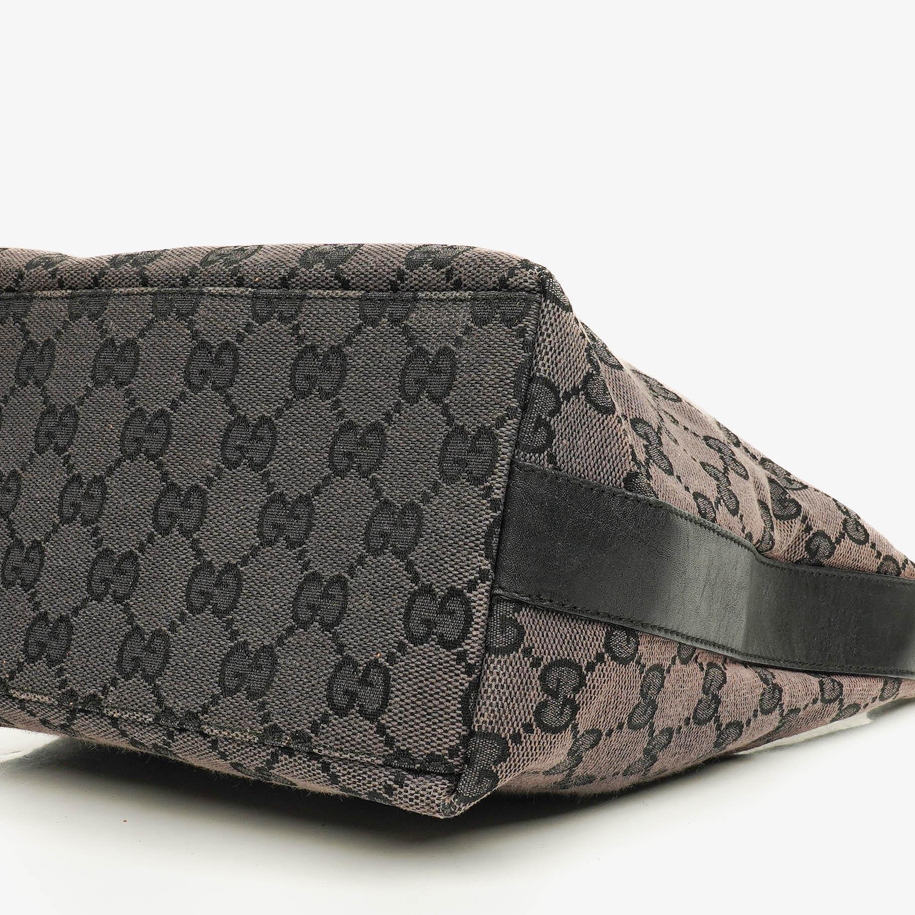 Gucci Schulter-Hobo-Tasche aus GG Canvas und Leder