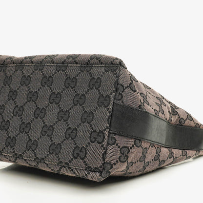 Gucci Schulter-Hobo-Tasche aus GG Canvas und Leder