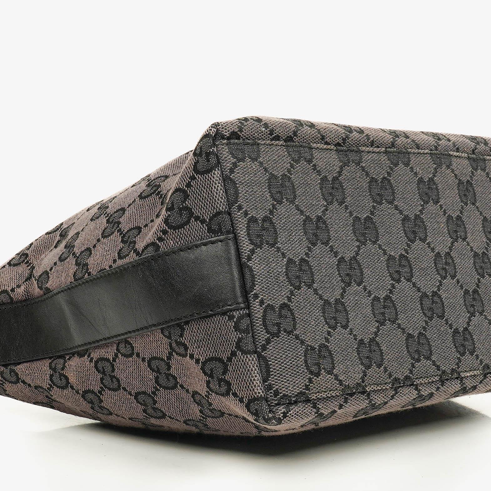 Gucci Schulter-Hobo-Tasche aus GG Canvas und Leder