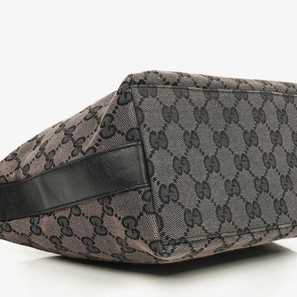 Gucci Schulter-Hobo-Tasche aus GG Canvas und Leder