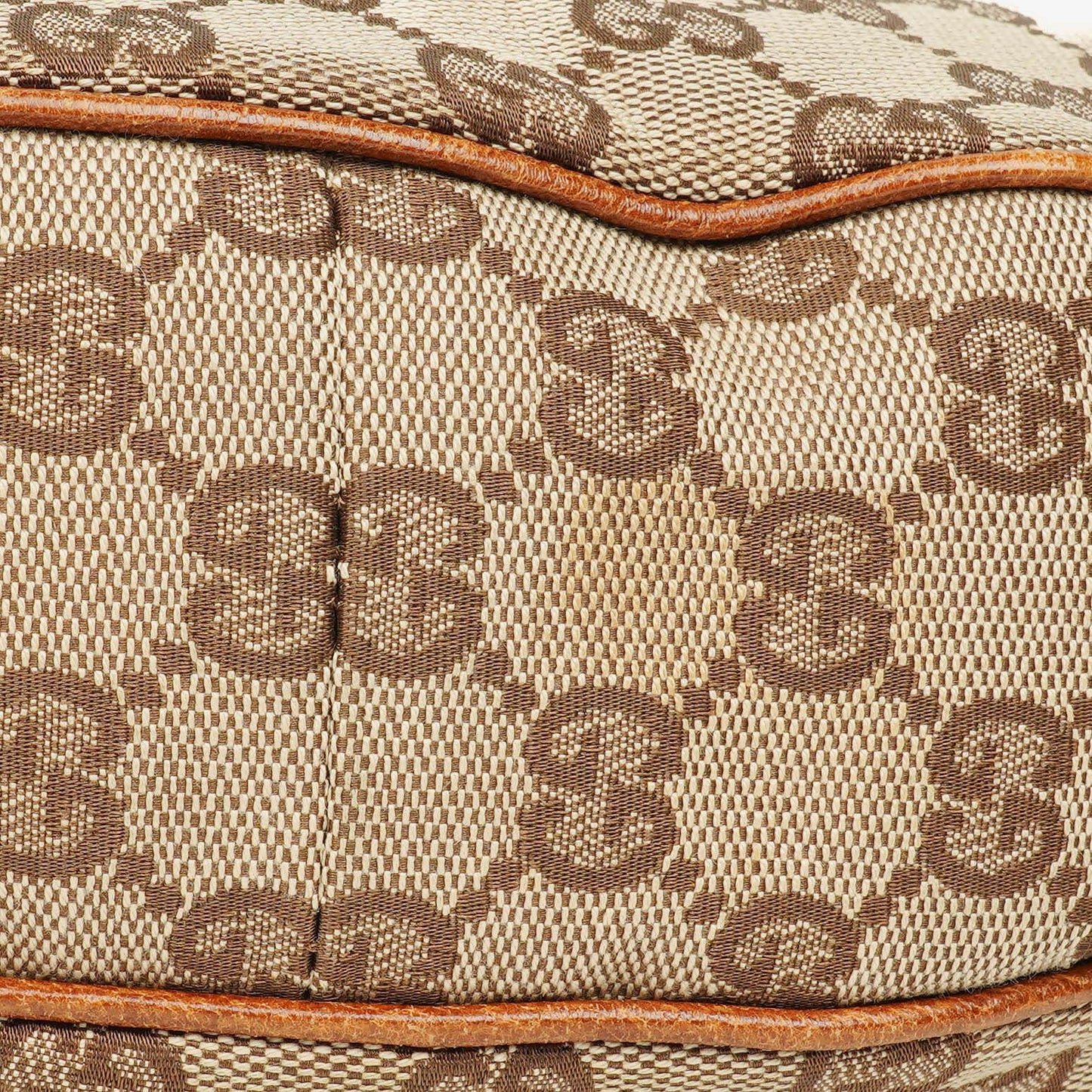 Gucci Hobo-Tasche aus GG Canvas mit Bambusring