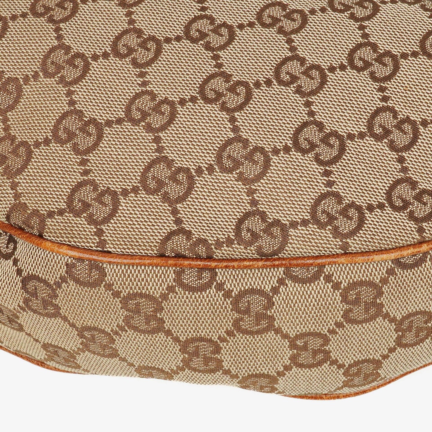 Gucci Hobo-Tasche aus GG Canvas mit Bambusring