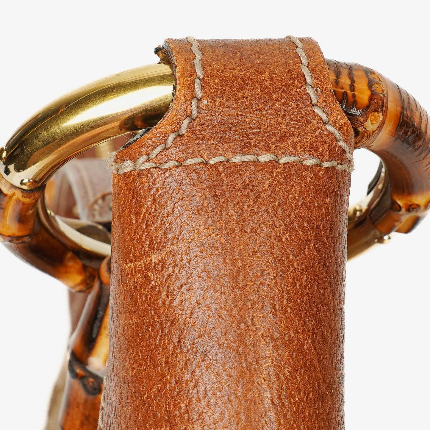 Gucci Hobo-Tasche aus GG Canvas mit Bambusring
