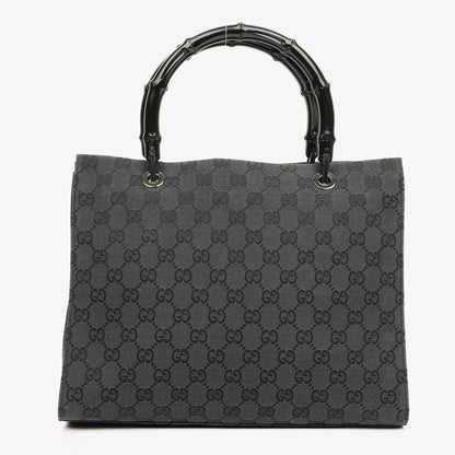 Gucci Tote Tasche aus GG Canvas mit Bambus-Top-Handle