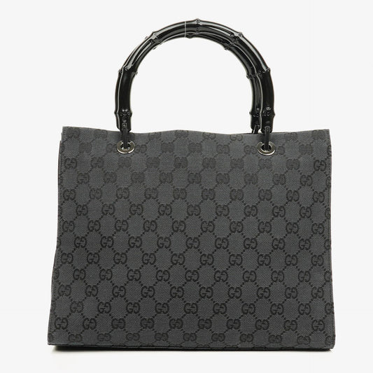 Gucci Tote Tasche aus GG Canvas mit Bambus-Top-Handle