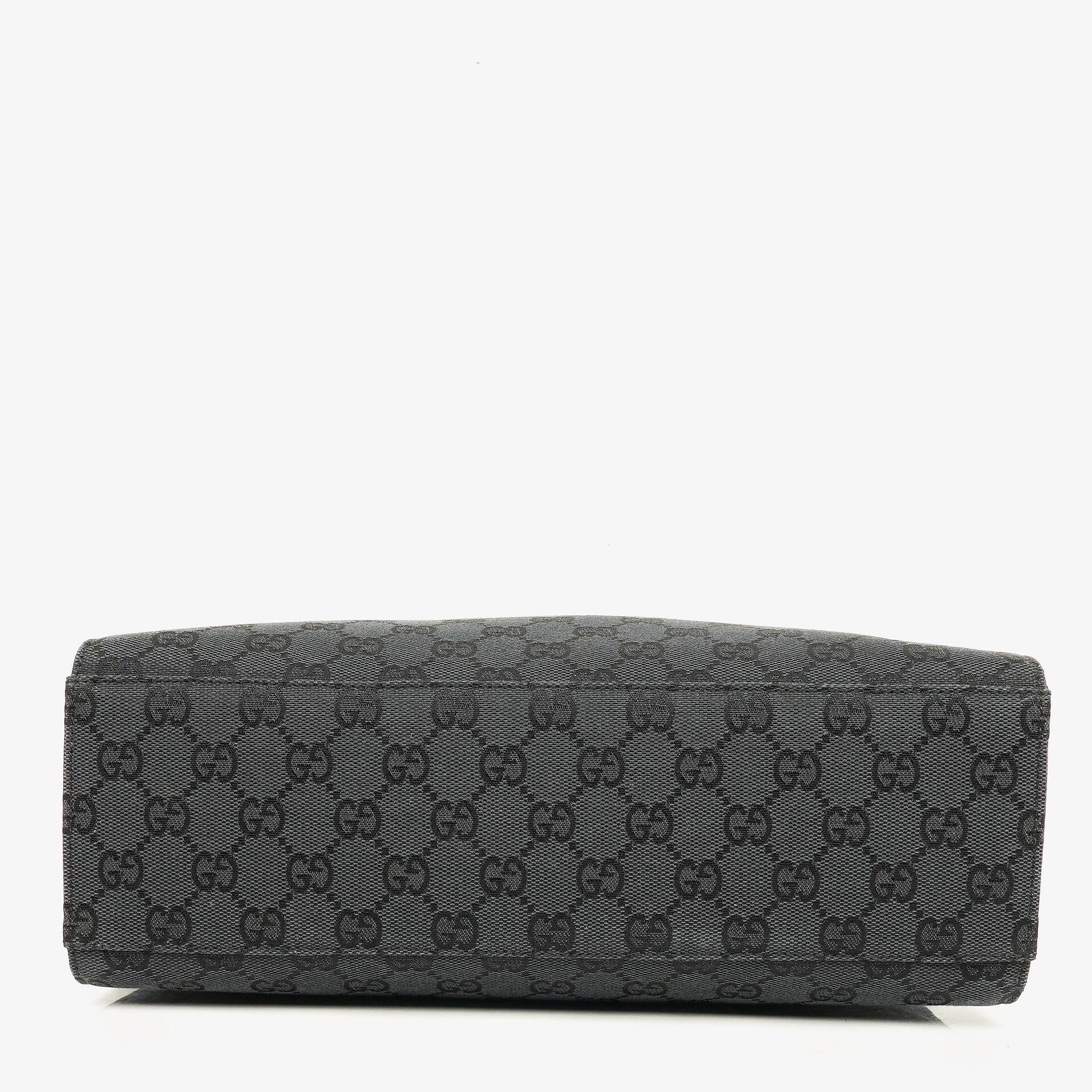 Gucci Tote Tasche aus GG Canvas mit Bambus-Top-Handle