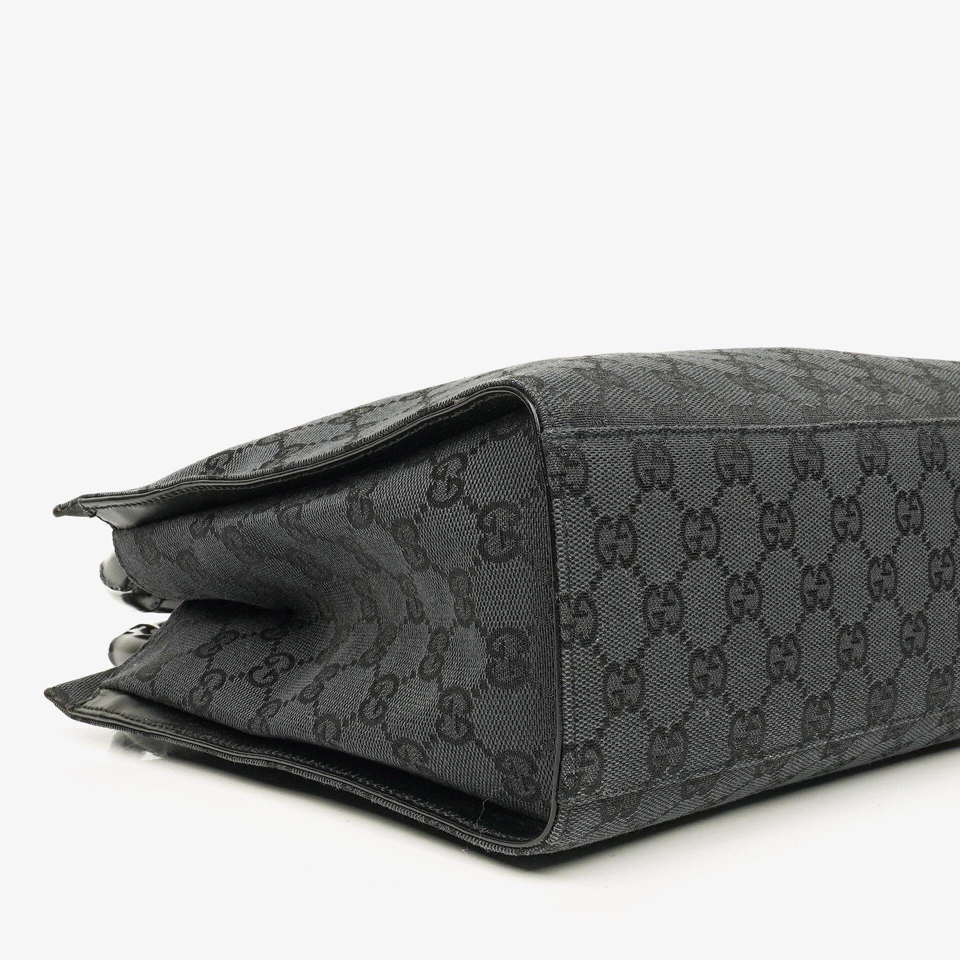 Gucci Tote Tasche aus GG Canvas mit Bambus-Top-Handle