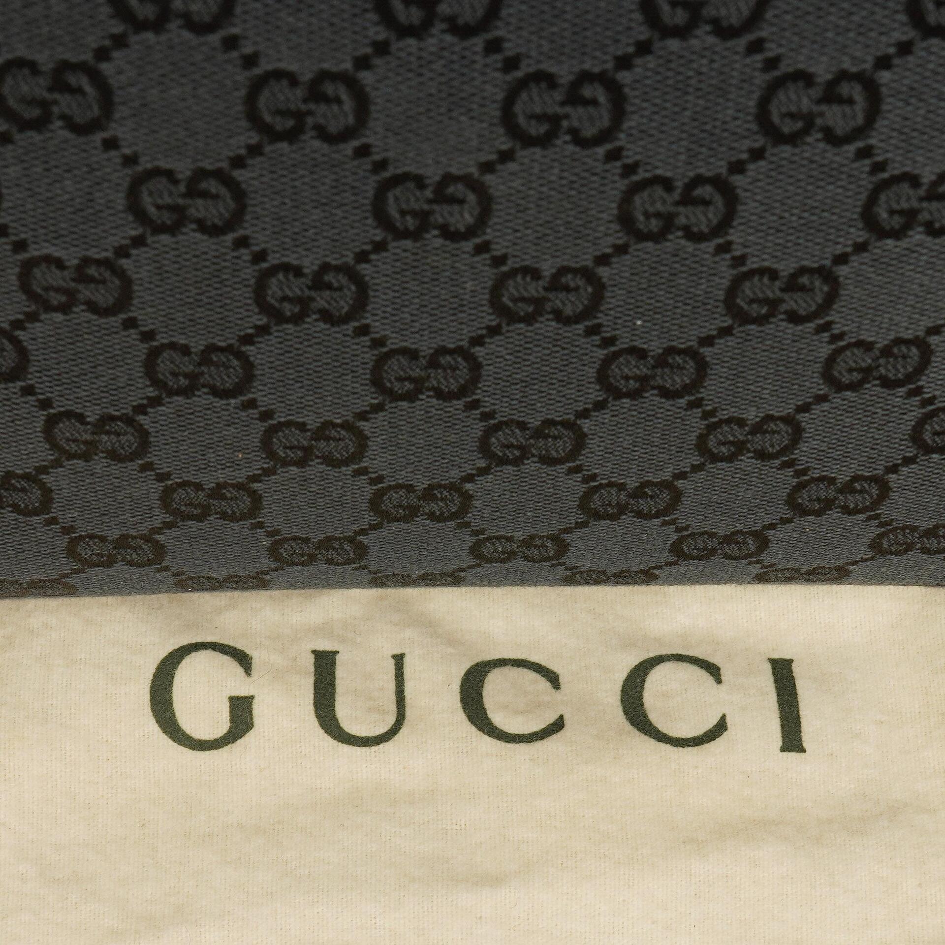 Gucci Tote Tasche aus GG Canvas mit Bambus-Top-Handle