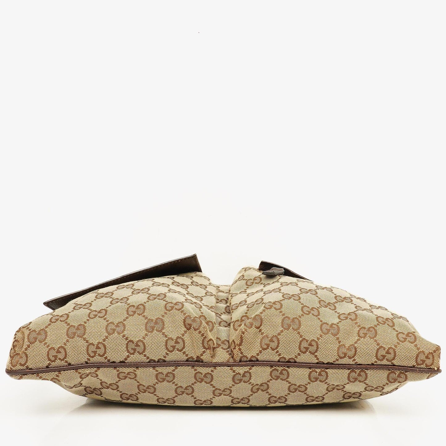 Gucci Web Messenger Tasche aus GG Canvas mit Doppeltasche
